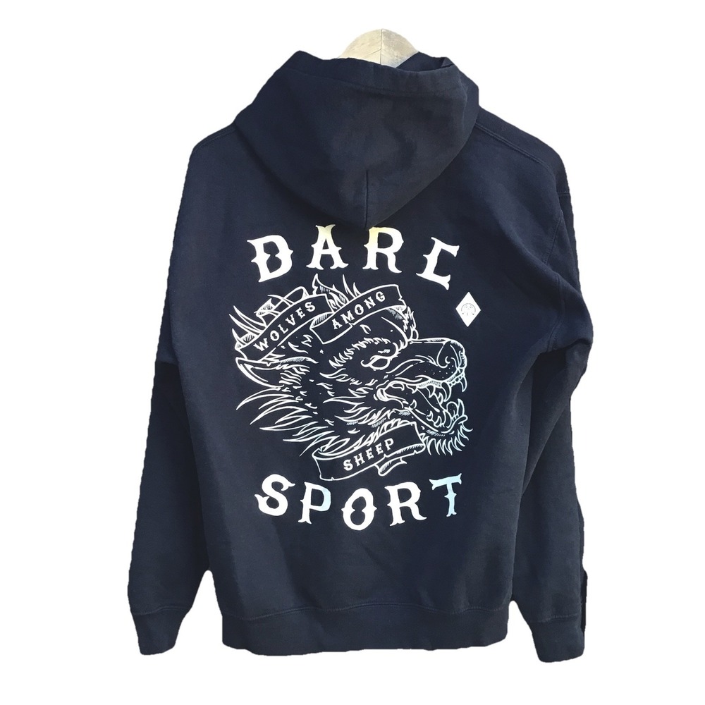 Civil Regime x Darc Sport Wolves Among Sheep Black Hoodie Men's Medium